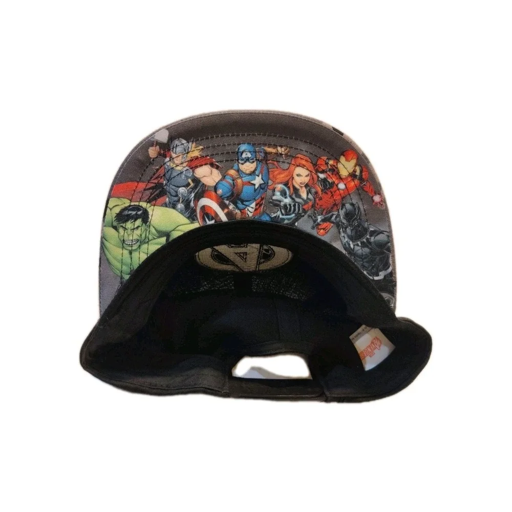 MARVEL AVENGERS Camouflage Camo Youth Baseball Cap Hat Snapback‎ Black OSFM